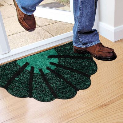Green Polyester Rug