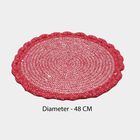 Maroon Polyester Cotton Door Mat, , small image number null