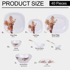 Melamine Dinner Set 40 Pcs, , small image number null