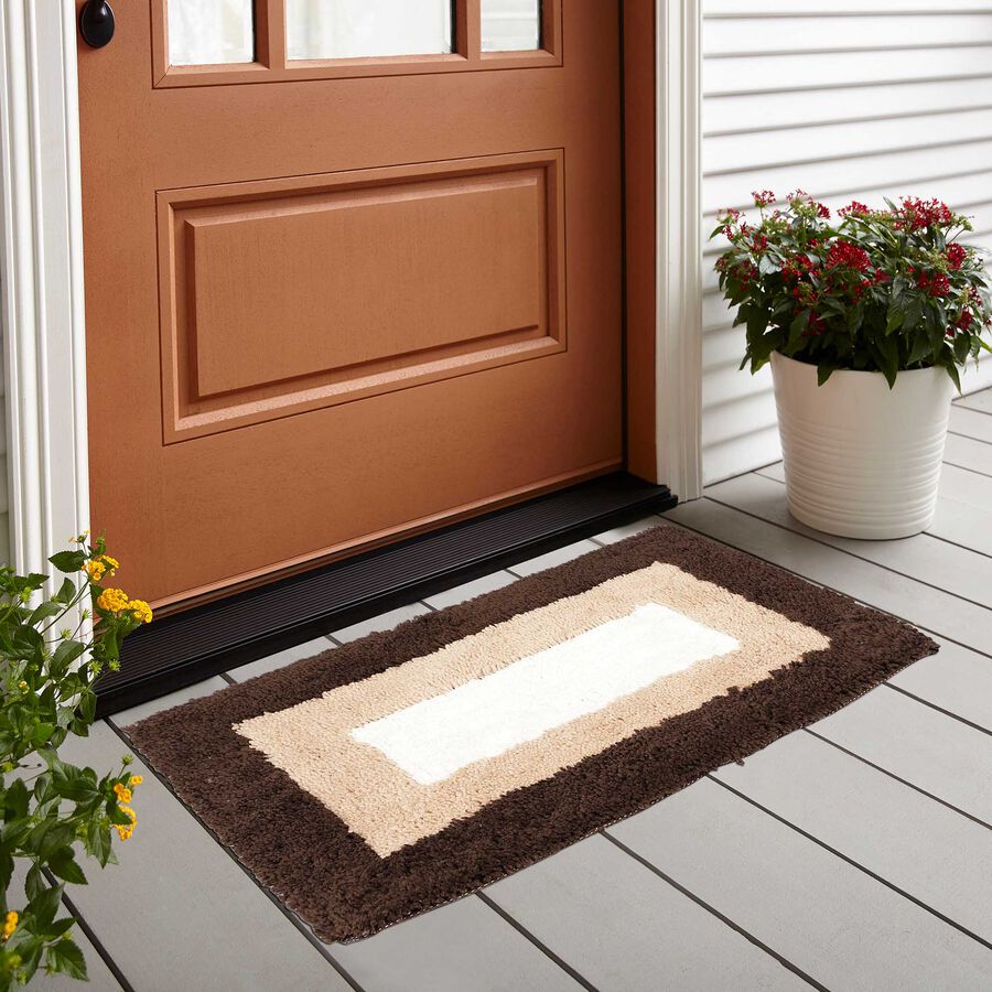 Anti-Skid Polyester Bath Mat, Set of 2, , large image number null