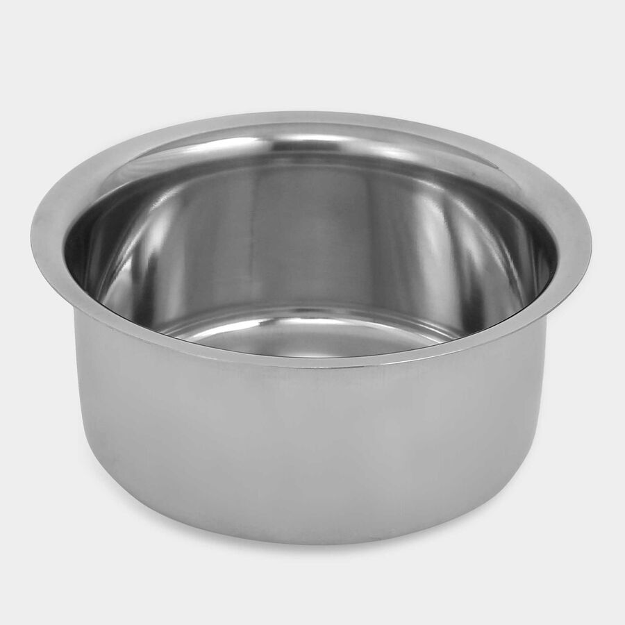 Stainless Steel Tope (Patila) 25 cm (3.5 L), Induction Compatible, , large image number null