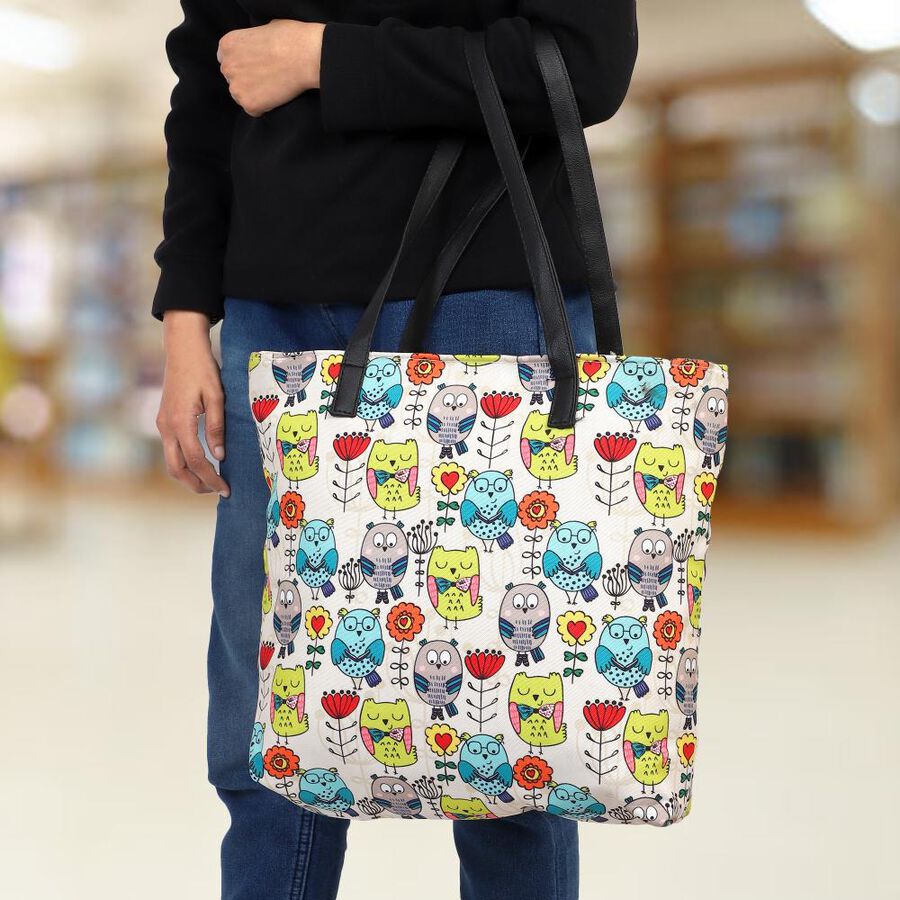 Multicolour Canvas Bag, , large image number null
