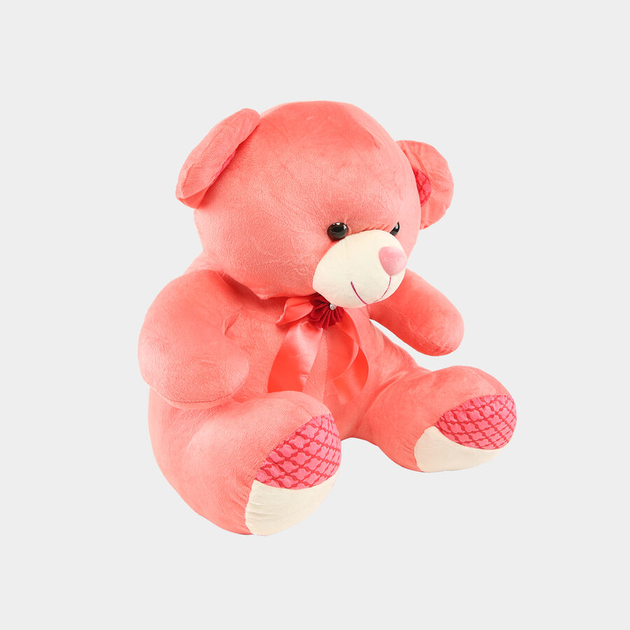 Large Huggable Teddy Bear With Bow, , large image number null