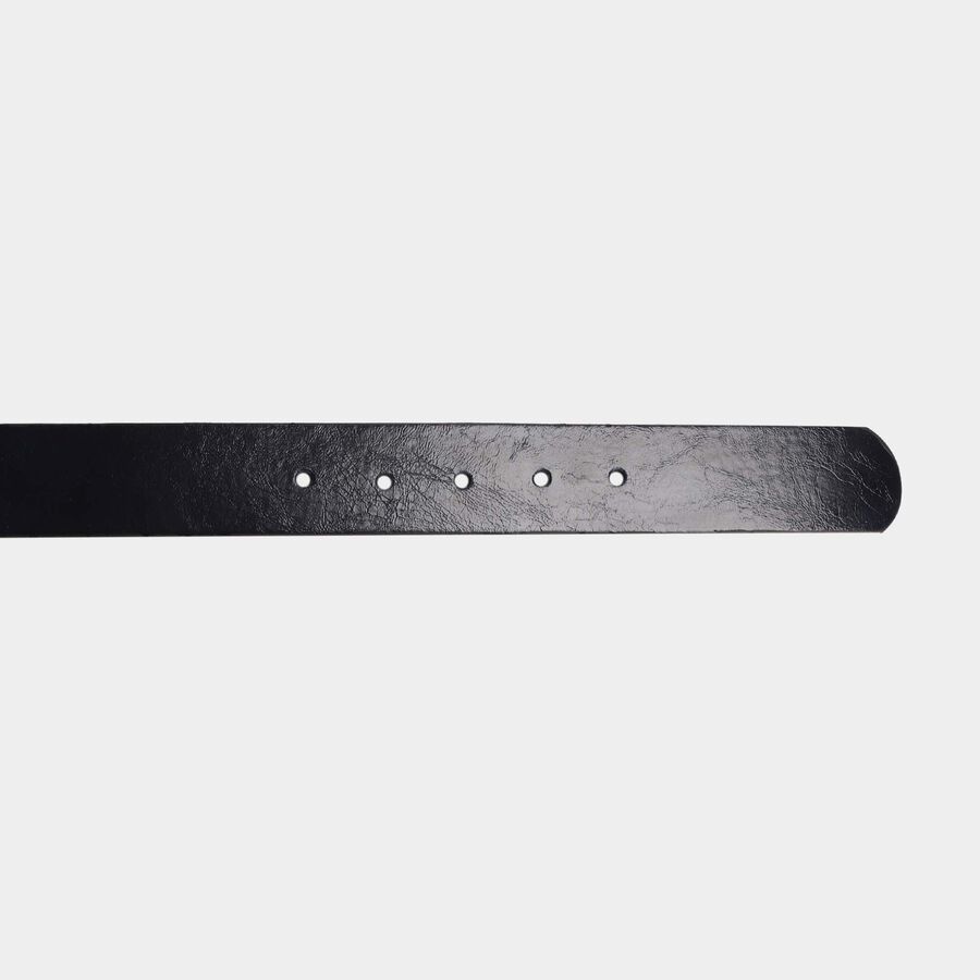 Men's Navy Blue Polyurethane Casual Belt, , large image number null