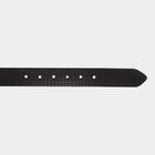 Men's Black Leather Casual Belt, , small image number null