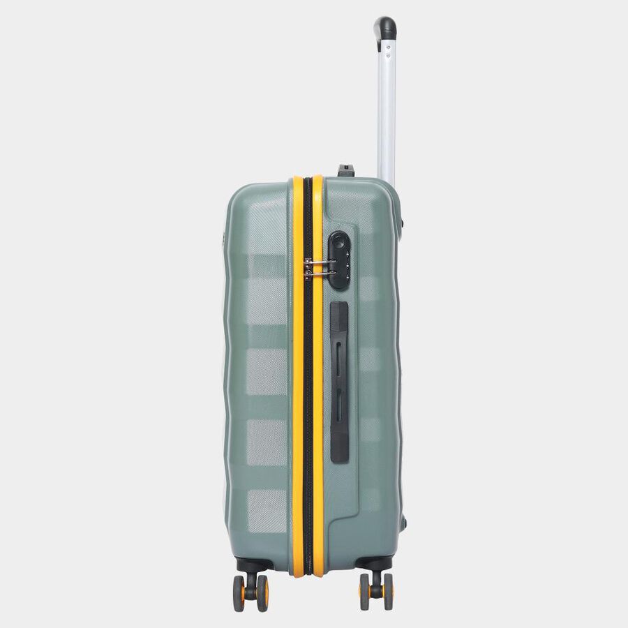 Hard Dark Green Polycarbote Trolley, , large image number null