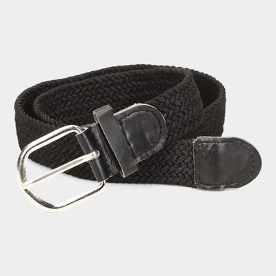 Women's Black Nylon and Polyester Belt