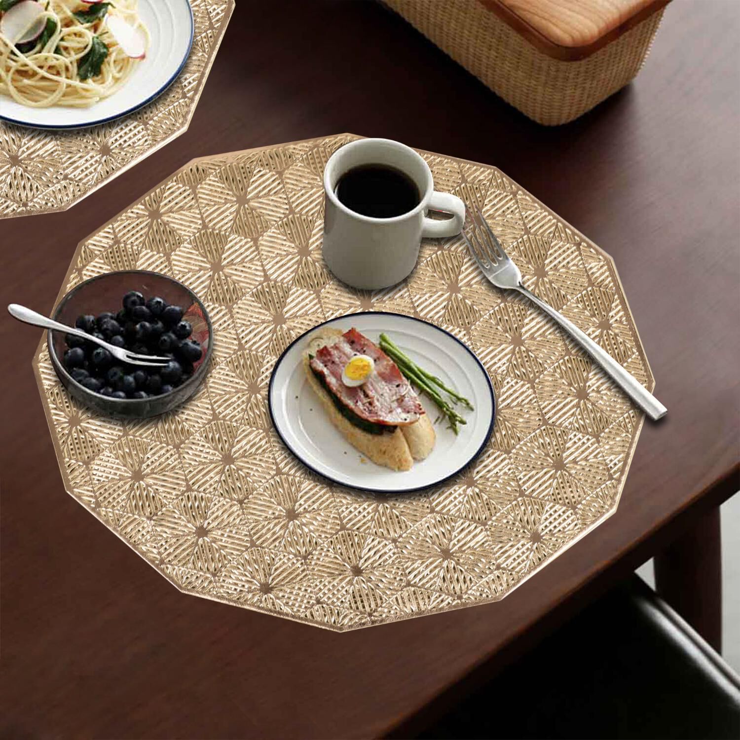 Home Beautiful                         Pvc Table Mat Set of 3