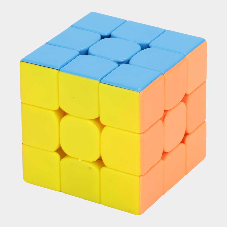 Kid's Plastic Rubik'S Cube (Colour/Design May Vary), , large image number null