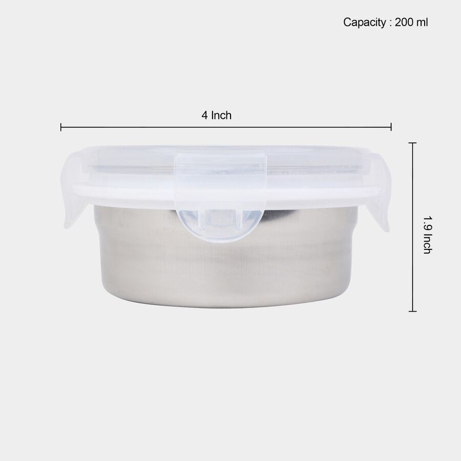 230 ml Lock & Seal Air-Tight Steel Container, , large image number null