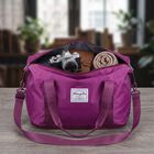 Purple Fabric-Polyester Shopping Bag, , small