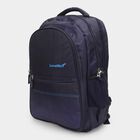 Dark Blue Polyester Backpack with Laptop Compartment, , large image number null