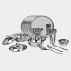 30 Pcs. Steel Dinner Set, , small image number null