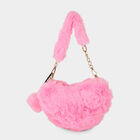 Kid's Pink Nylon/Polyester Hand Bag, , small