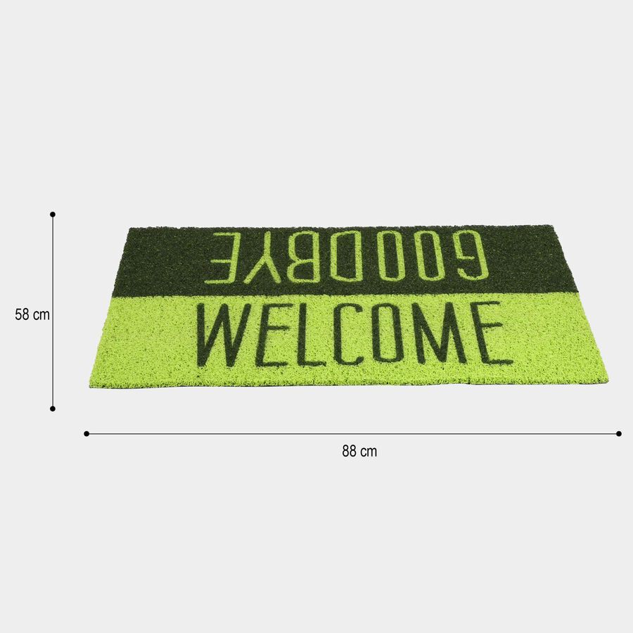 Green Polyester Door Mat, , large image number null