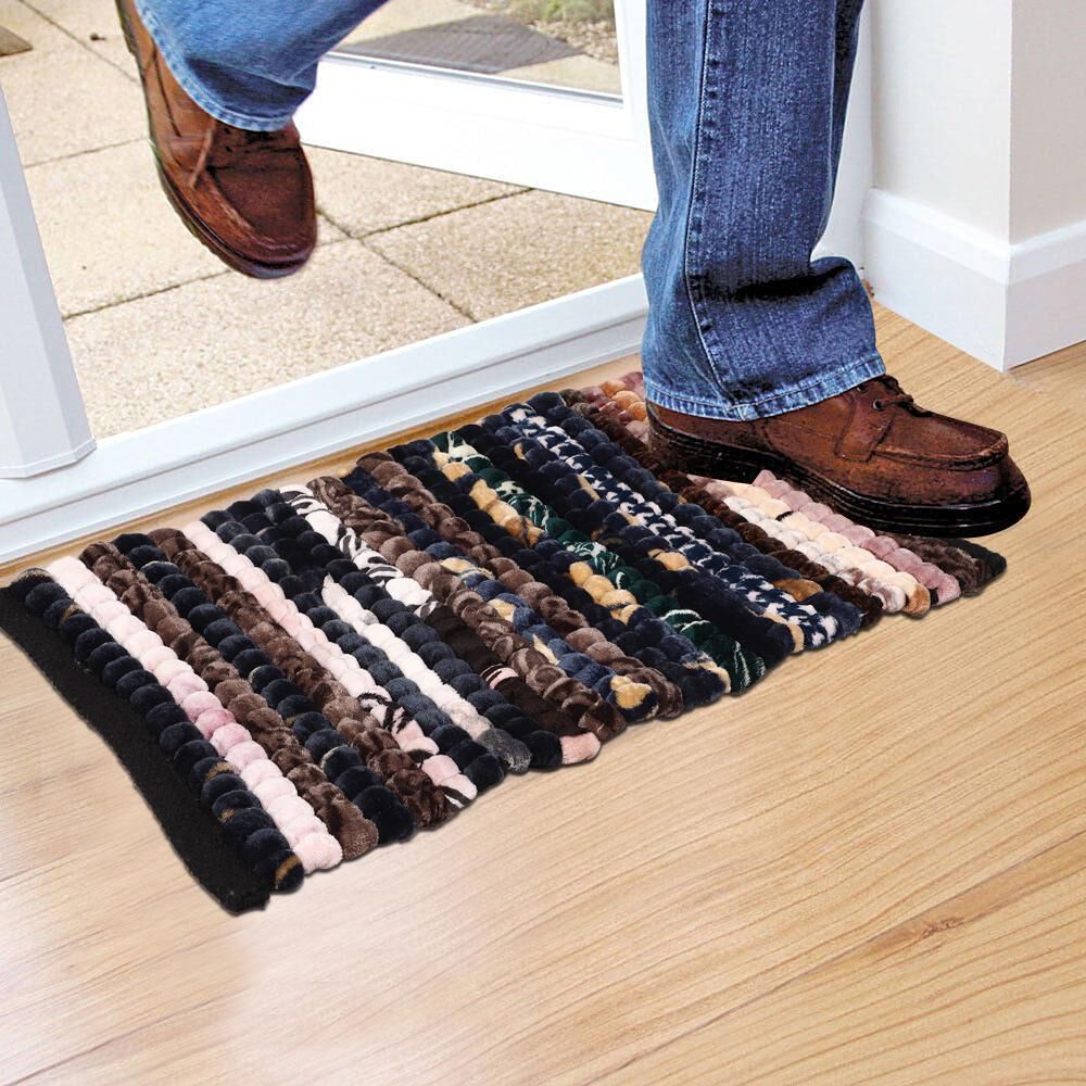 Home Beautiful                         Brown Polyester Door Mat