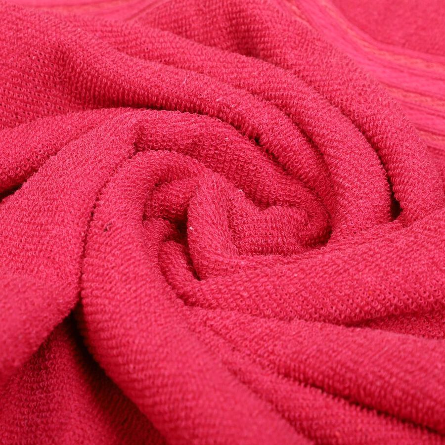 350 GSM Pink Cotton Bath Towel, , large
