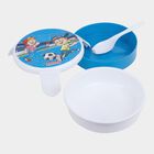 PlasticLunch Box - 1 Container; 1 Spoon - Color/Design May Vary, , small