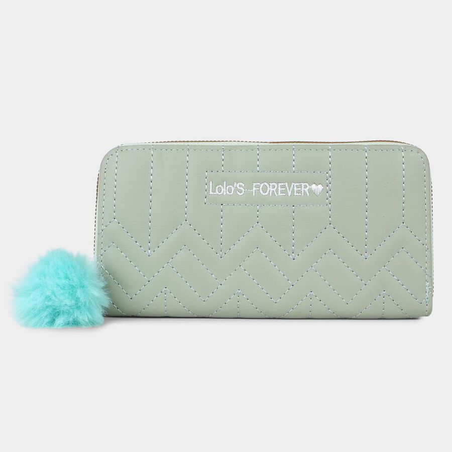 Women's Green Polyurethane Handbag, , large image number null