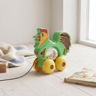 Kid's Green Plastic Pull Along Toy, , small