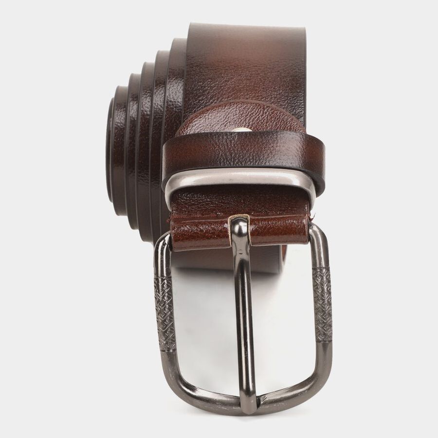 Men's Brown Polyurethane Casual Belt, , large image number null
