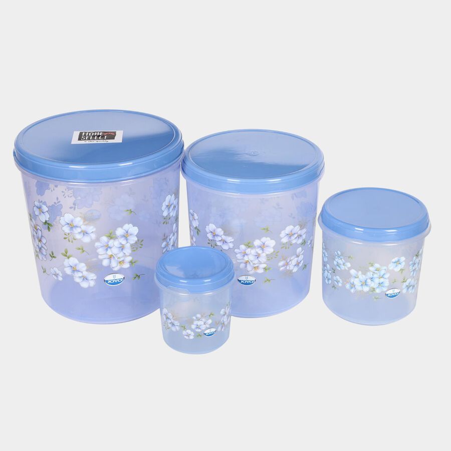 Plastic Containers 500ml | 2 L | 5 L | 7.5 L Set of 4, , large image number null