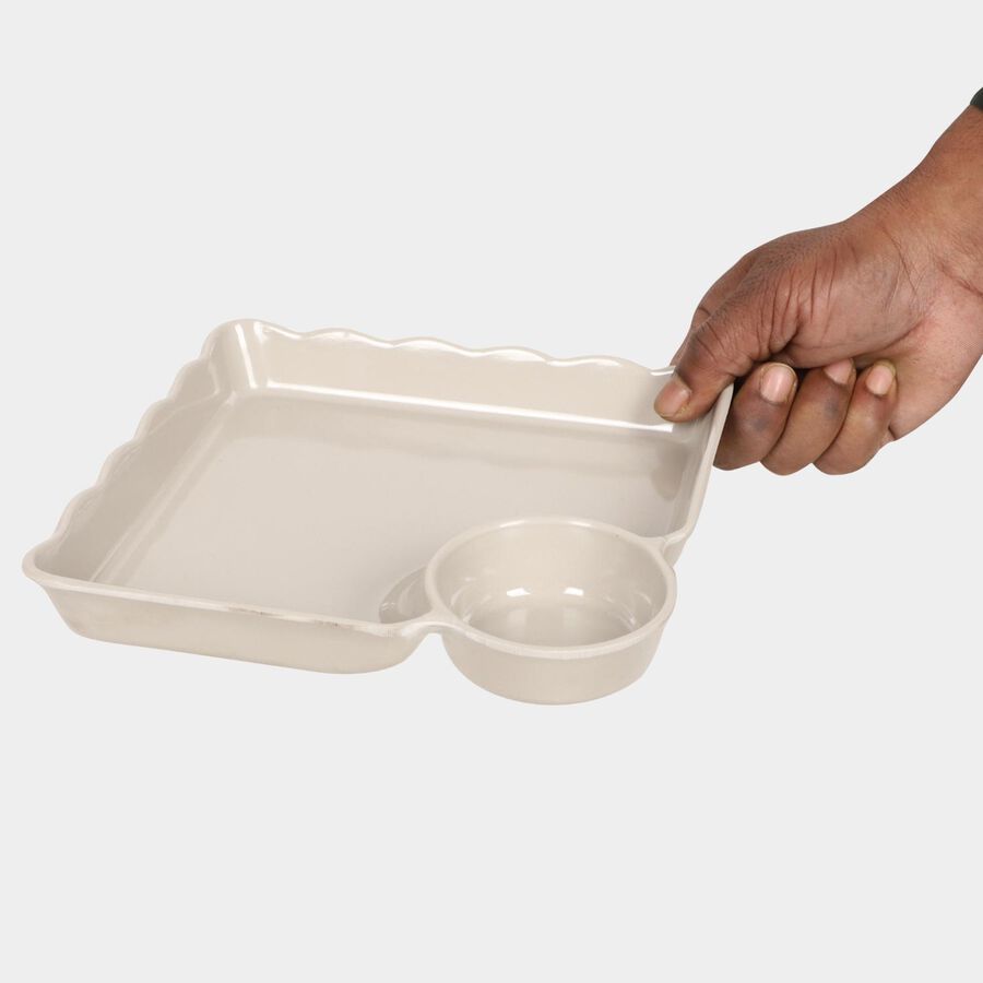 Melamine Snack Plate, Bowl Partition, , large image number null