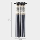 5ft. Grey Window Curtain, , small image number null
