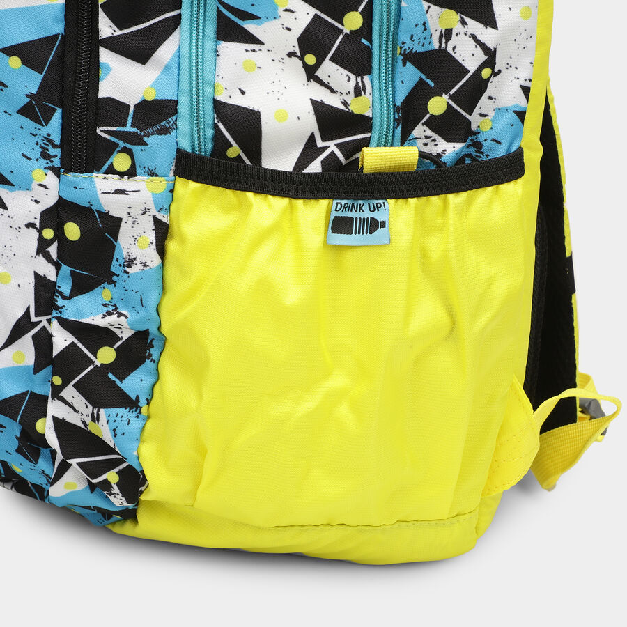 Light Blue Fabric Backpack, , large