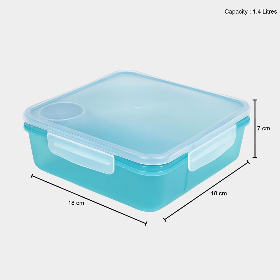 Plastic Lunch Box - 1 Box, 1 Small Bowl, , large image number null