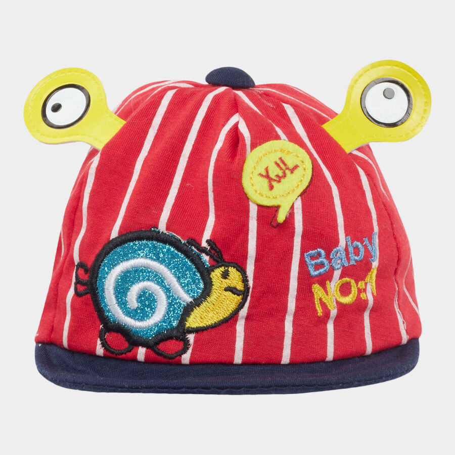 Kids' Red Fabric Cap, , large image number null