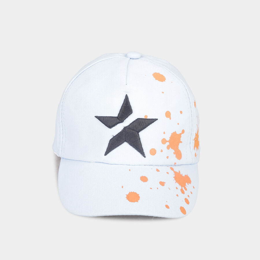 Kids' Blue Nylon/Polyester Cap, , large image number null