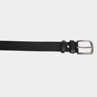 Men's Black Polyurethane Casual Belt, , small image number null