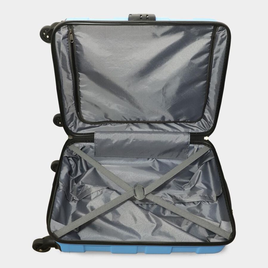 4-Wheel Dark Blue Polypropylene Hard Case Trolley, Small, , large image number null