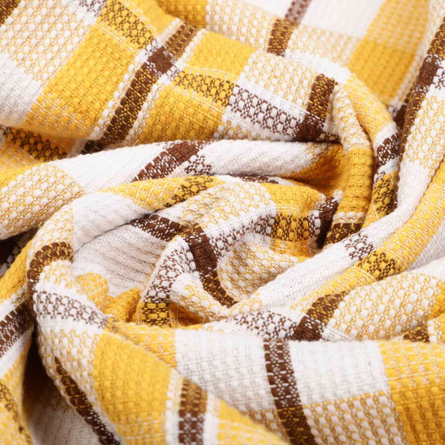 190 GSM Yellow Cotton Bath Towel, , large image number null