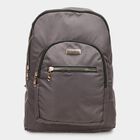 Women Grey Fabric Backpack, , small image number null