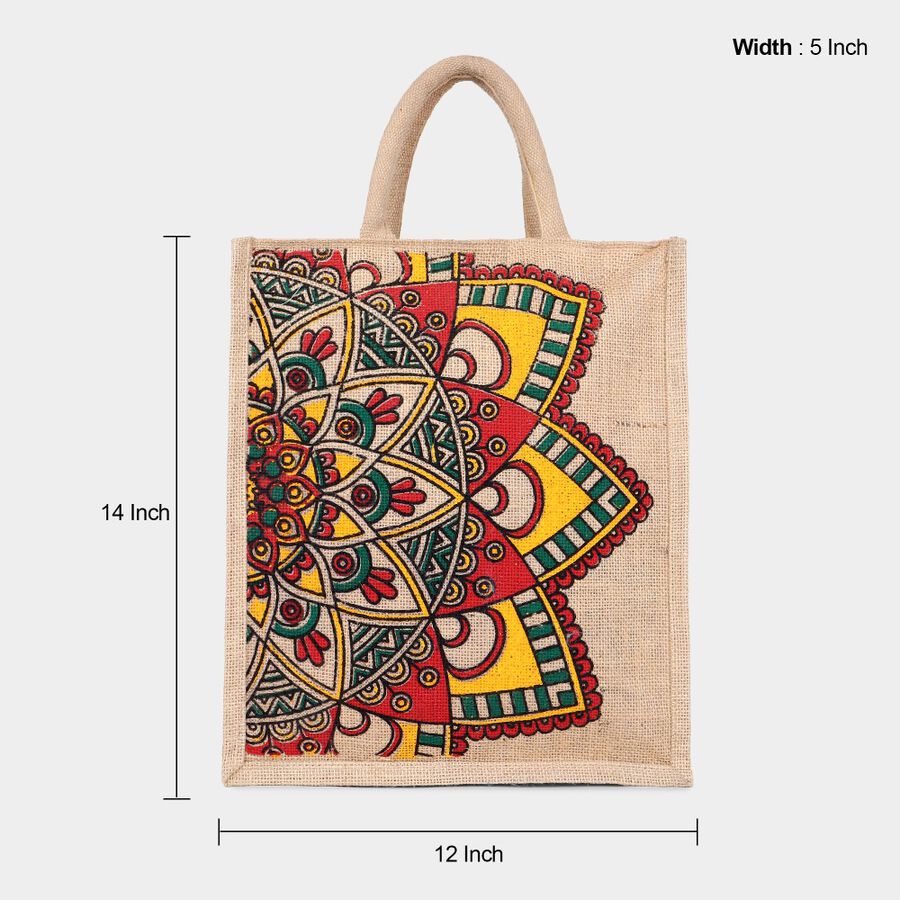 Multicolor Jute Bag, , large