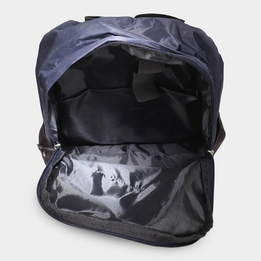 Women's Blue Fabric Backpack, , large image number null