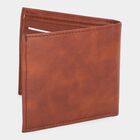 Men's Brown PU Wallet, , small