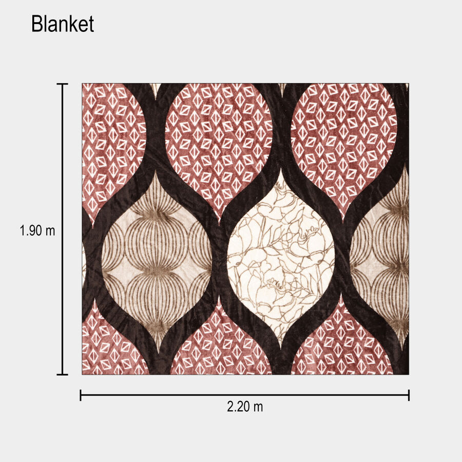 Maroon Microfiber Blanket, , large image number null