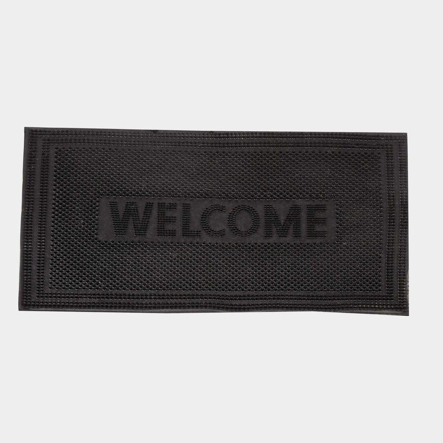 Black Rubber Door Mat, , large image number null