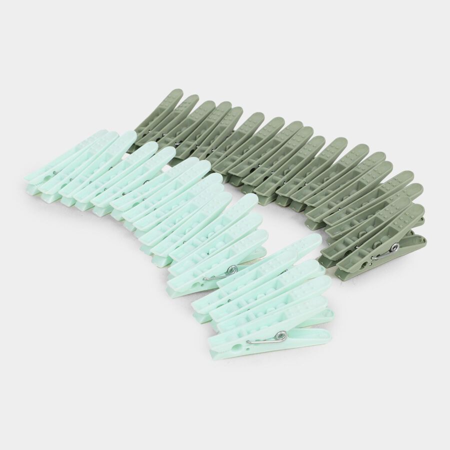 Plastic Cloth Clips-Set of 36 (Color/Design May Vary), , large image number null