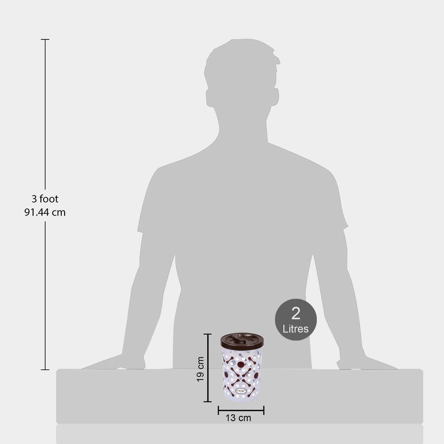 2L Plastic Container Set of 2, , large image number null