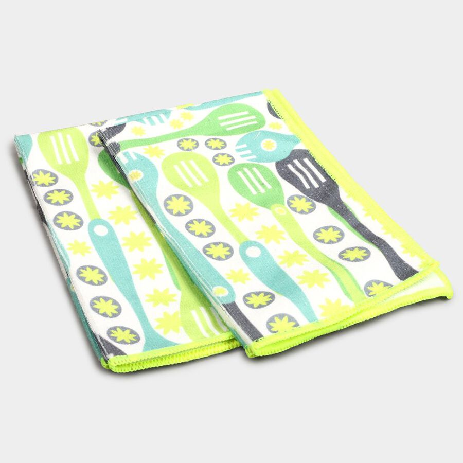 2 Microfiber Kitchen Napkins, , large image number null