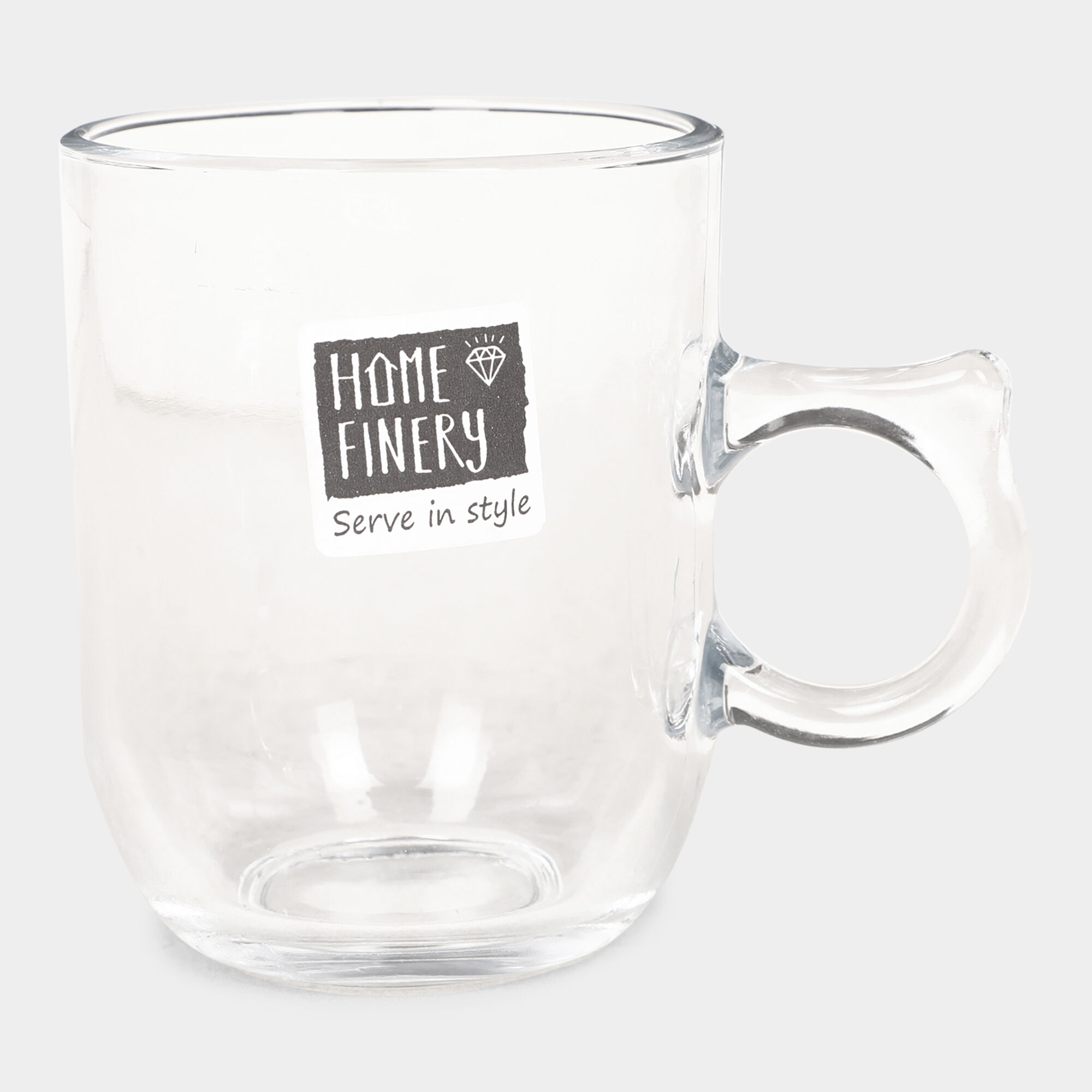 Home Finery                         250 ml Glass Coffee Mug