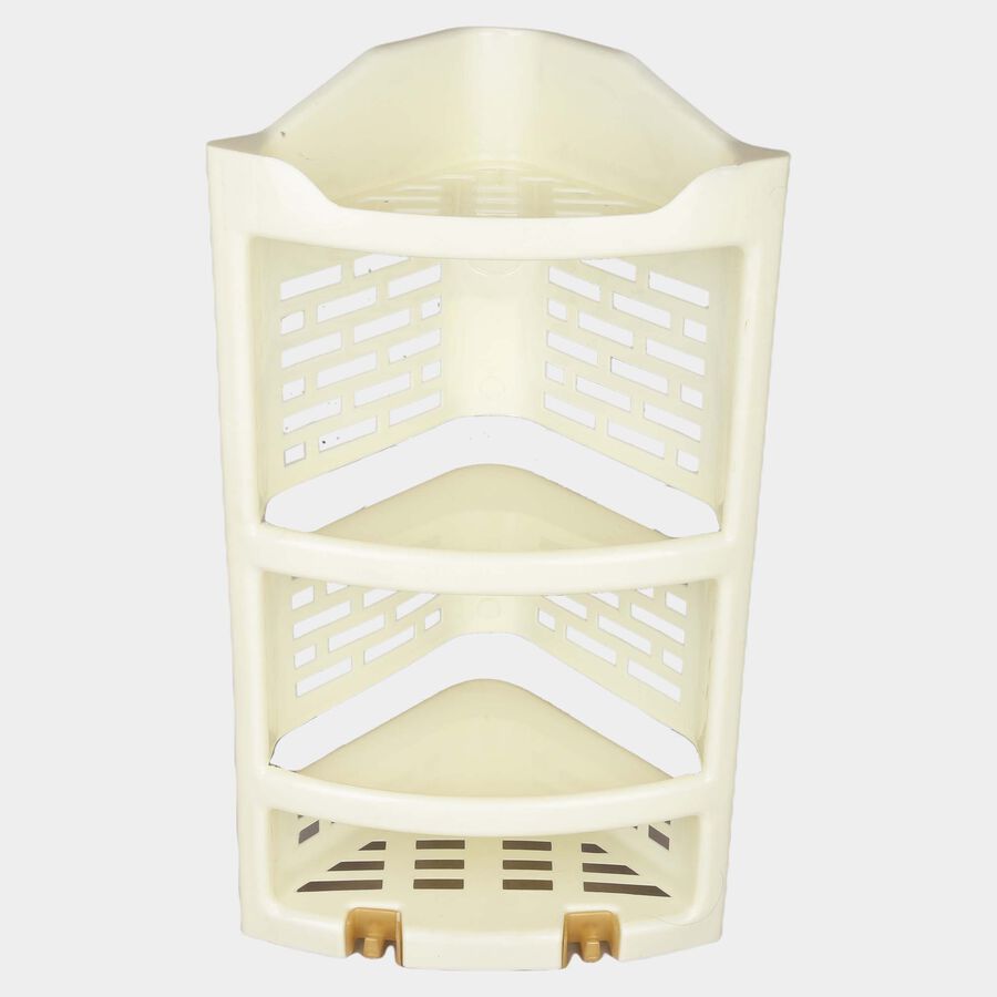 Ivory Plastic Bathroom Stand, , large image number null