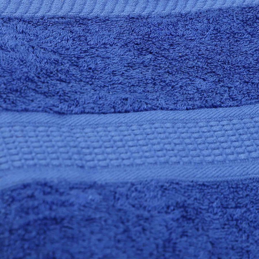 450 GSM Blue Cotton Bath Towel, , large image number null
