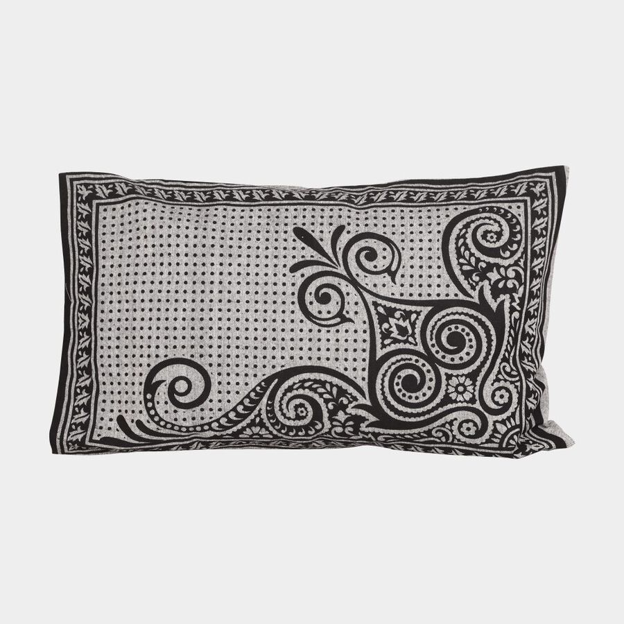 Grey Cotton Pillow Cover, , large
