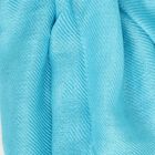 Women's Teal Blue Polyester Scarf, , small image number null