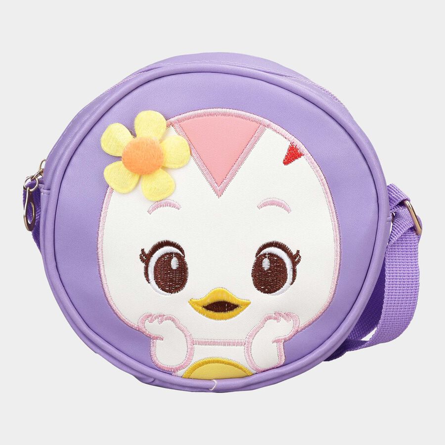 Kid's Purple Polyurethane Bag, , large image number null